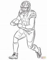 Coloring Prescott Dak Nfl Pages Printable Drawing Supercoloring Sports Categories sketch template