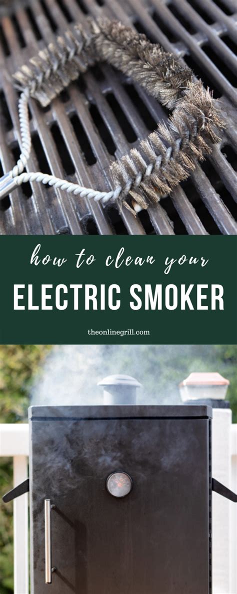 clean  electric smoker  easy steps electric smoker