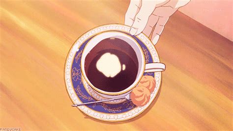 anime tea goof morning by snow annie