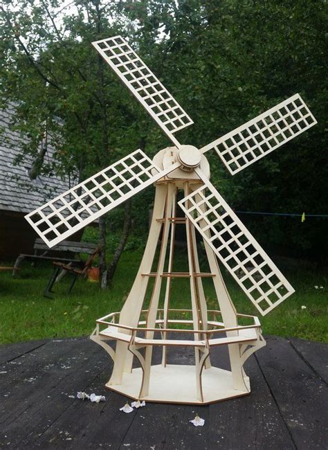 windmill kit dutch windmill garden decor wooden windmill wedding decor   windmill