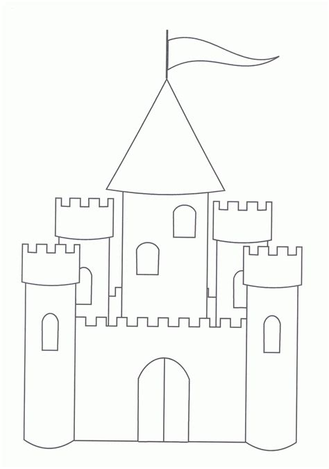 printable castle template