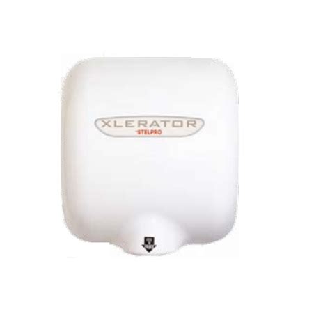 stelpro automatic xlerator hand dryer   white polymer bmc stelpro shdxlasbw