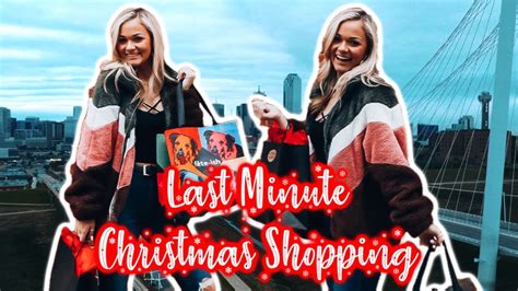 last minute christmas shopping vlogmas day 20 youtube
