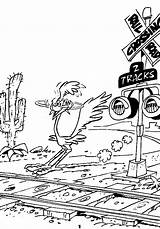 Roadrunner Coyote Correcaminos Wile Ausmalbilder Looney Tunes Colorir Malvorlagen Disneykleurplaten Disneymalvorlagen Disneydibujos Drawing Papaleguas Leguas Animaatjes Coloringhome sketch template