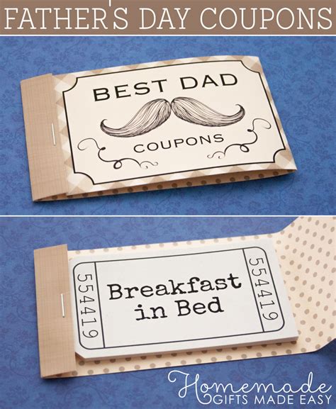 homemade fathers day gifts crafts to make