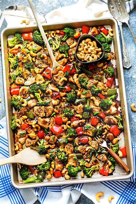 quick  easy dinners healthy sheet pan meals  love