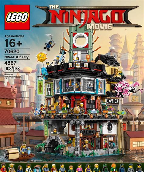 New Lego Ninjago City Ucs Set From The Lego Ninjago Movie