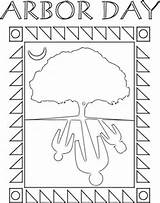 Arbor Coloring Pages Tree Poster Printable Kids sketch template