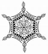 Bejeweled Snowflake Favecrafts sketch template
