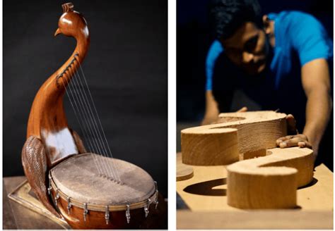 reviving yazh  ancient string instrument