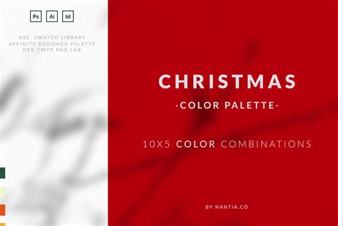 christmas color palette  nantia thehungryjpegcom