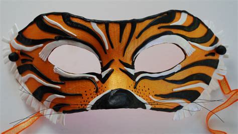 suggested tiger mask smaller  intricate