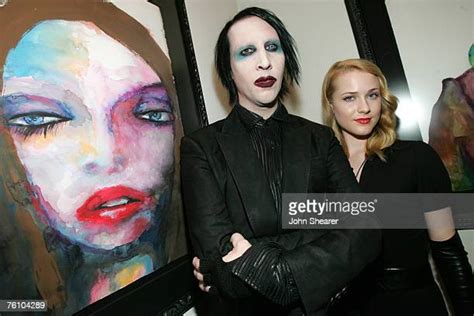 evan rachel wood marilyn manson photos and premium high res pictures