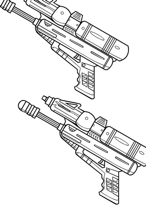 gun coloring pages books    printable