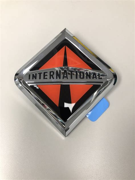 international truck diamond logo emblem badge hood ornament