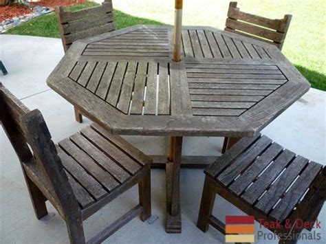 outdoor teak furniture refinishing services  socal