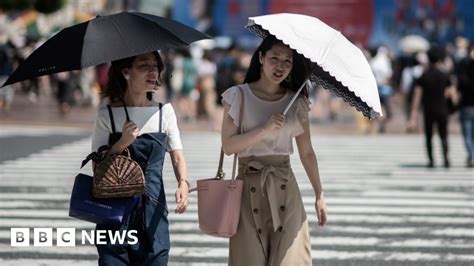 Japan Heatwave Declared Natural Disaster As Death Toll Mounts Bbc News