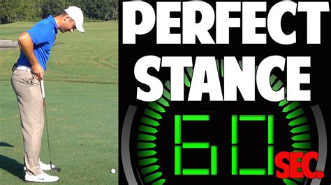 perfect golf stance width  speed  stability youtube
