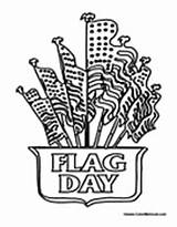 Flag Color Coloring Pages Flags Colormegood Flagday Holidays sketch template