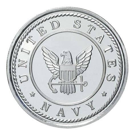 united states navy  oz  fine pure silver medal silver bars fine silver silver rounds