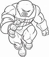 Marvel Coloring Juggernaut Pages Characters Superhero Drawing Comic Printable Men Draw Step Kids Superheroes Book Comics Printables Coloriage Character Drawings sketch template