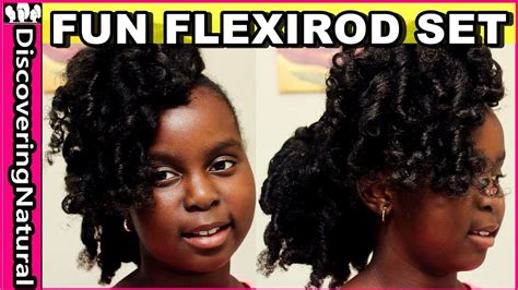 flexi rods on natural hair using eden bodyworks citrus