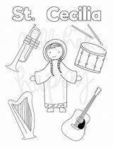 Liturgical Cecilia Loudlyeccentric Resources sketch template