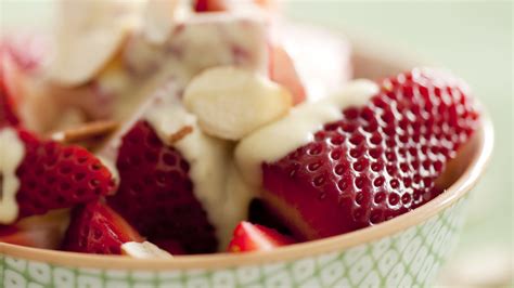 fresh strawberries with almond crème anglaise recipe nyt cooking