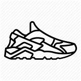 Nike Shoe Shoes Huarache Sneakers Drawing Sneaker Icon Outline Icons Clipart Clipartmag Getdrawings Drawings Running Collection Iconfinder Paintingvalley sketch template