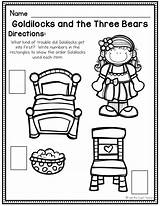 Goldilocks Bears Retelling Times Loudlyeccentric Puppets sketch template