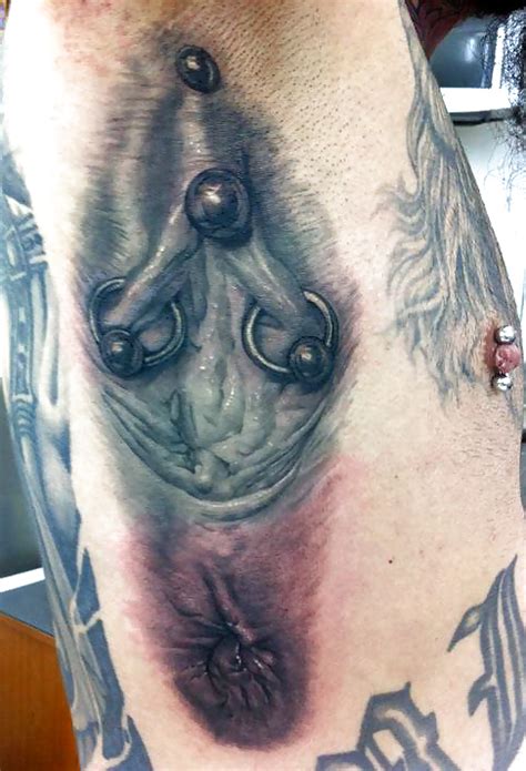 my new piercing vagina and anal tattoo 2 pics