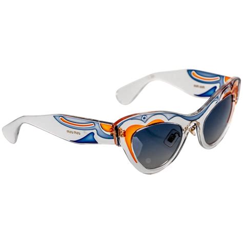miu miu runway butterfly cat eye sunglasses 2014 for sale at 1stdibs