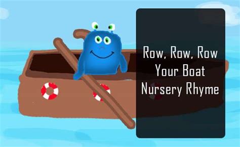 nursery rhymes songs singing row row row  boat