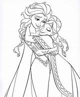 Elsa Coloring Frozen Princess Pages Disney Printable Color Print Getcolorings sketch template