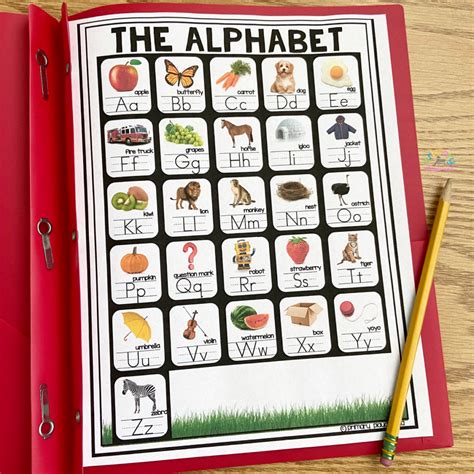printable alphabet poster primary playground