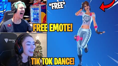 Streamers Get Free Verve Emote Tik Tok Contest Dance Fortnite