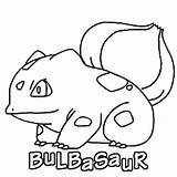 Coloring Pokemon Bulbasaur Pages Print Printable sketch template