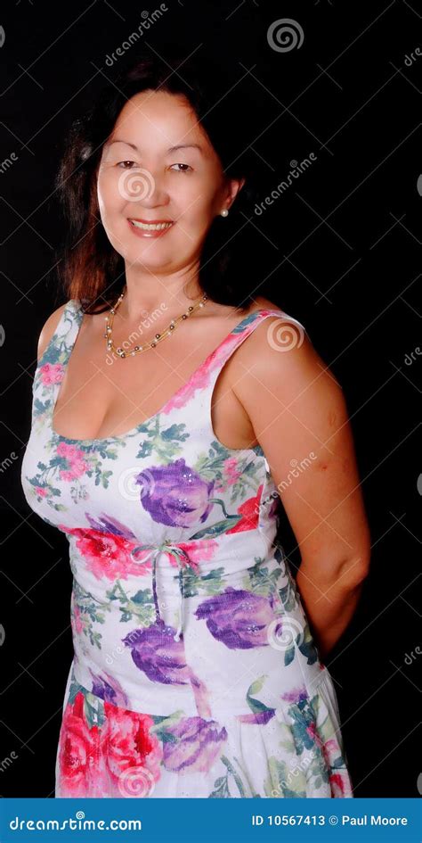 mature asian woman stock image image of person brown 10567413