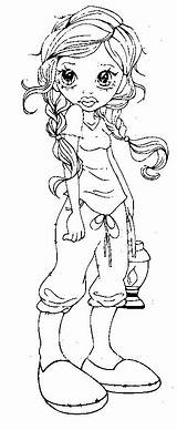 Coloring Pages Tomboy Saturated Girl Template Coloringpages Xyz Desde Guardado sketch template