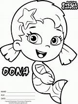Bubble Guppies Coloring Printable Pages Oona Colouring Drawing Color Guppy Molly Sheets Sketch Book Print Kids Clipart Gum Google Birthday sketch template