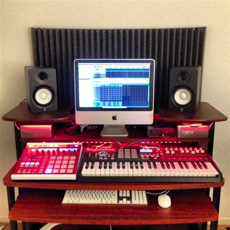 setup maschinemk mpk akai producerlife beatcave home studio setup recording studio