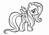 Mlp Coloring Pages Fluttershy Usable Via sketch template