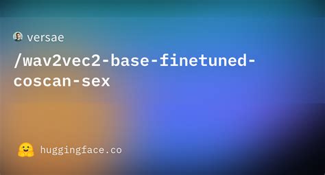 versae wav2vec2 base finetuned coscan sex · training metrics