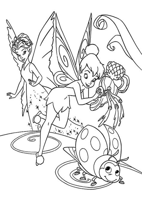 easy  print fairy coloring pages tulamama