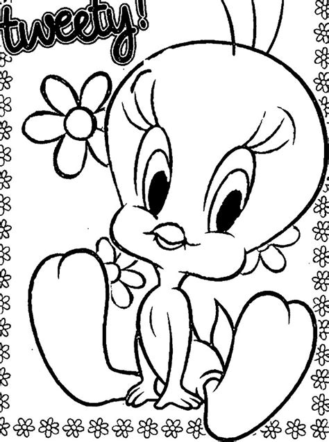 tweety coloring pages wecoloringpage bird coloring pages cartoon