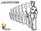 Coloring Army Marines Corps Corp Colorine Getdrawings Solider sketch template