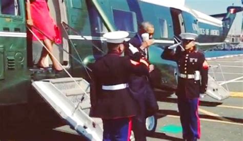 obama lands himself in trouble as ‘coffee cup salute angers us marines photo