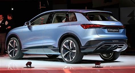 audi   tron concept previews upcoming  electric compact suv carscoops