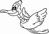 Flying Duck Coloring Pages Geese Wecoloringpage Clipartmag Drawing Getcolorings sketch template