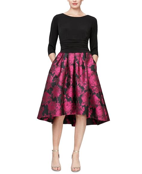 sl fashions printed skirt high low dress and reviews dresses women